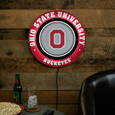 Ohio State University, Metal Lite, Round - Collegiate