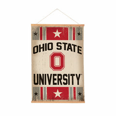 Ohio State University, Canvas Wall Tapestry, Medium, 36x24 - Collegiate Home