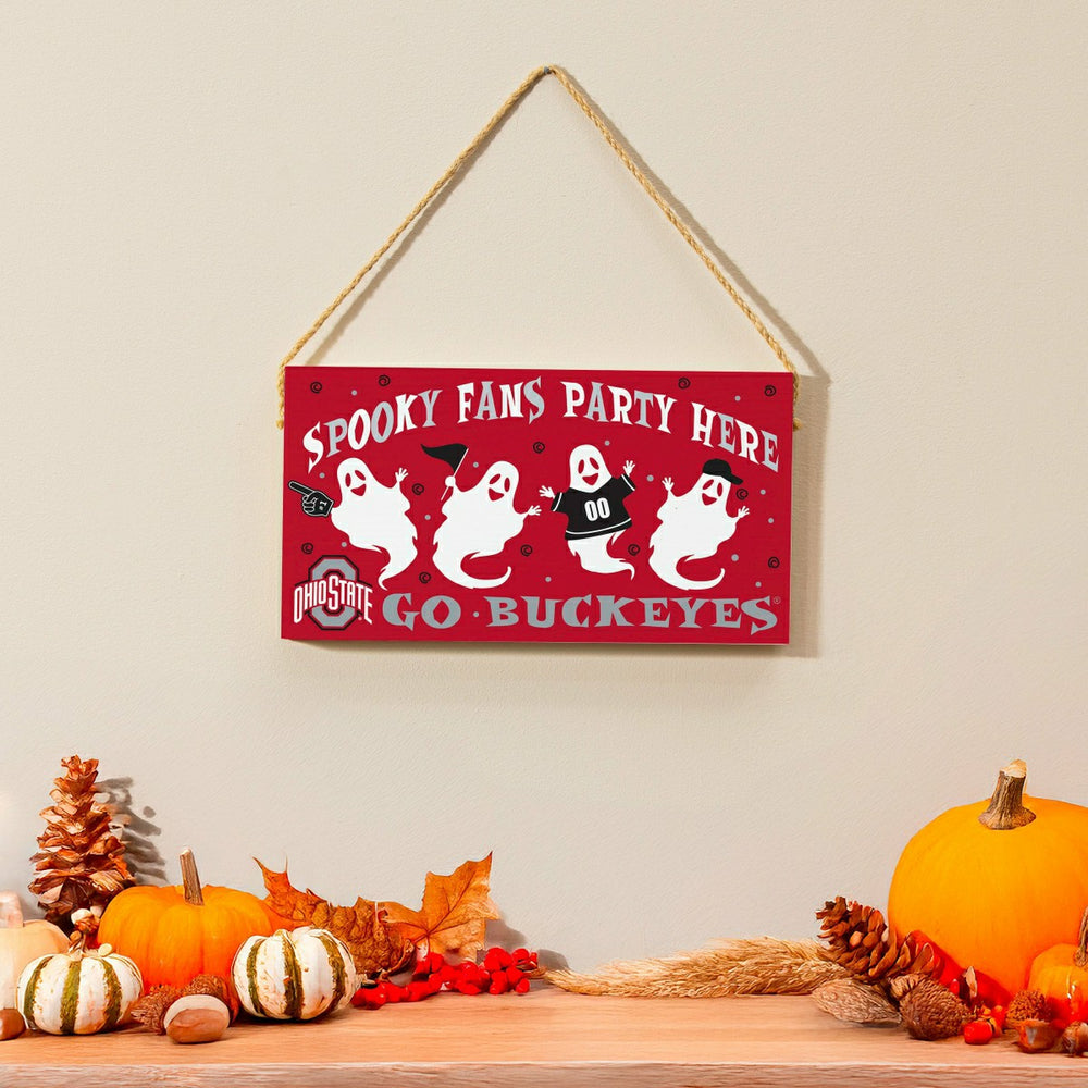 Ohio State University Halloween Wood Wall Sign, 6x11 - Collegiate Home