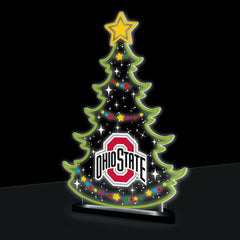 Ohio State University College Holiday Tree Desklite LED Decor - Collegiate Home