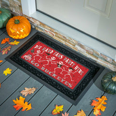 Ohio State University Flocked Coir Halloween Sassafras Switch Mat, 22" - Collegiate