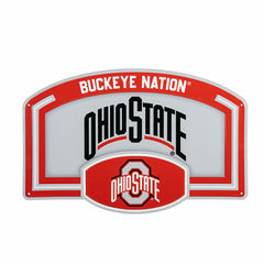 Ohio State University USA Embossed Steel Wall Sign, 11" x 17" - Collegiate Home