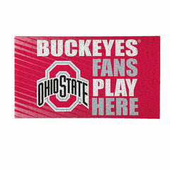 Ohio State University Fan Mat, 28"x16" - Collegiate