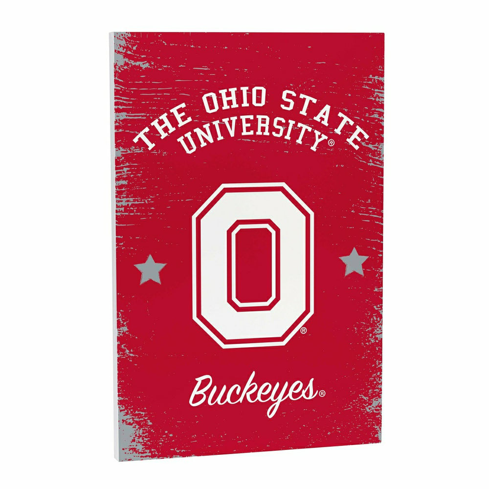 Ohio State University Wood Wall Sign, 16x24 - Collegiate Home
