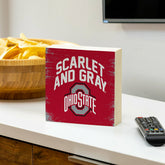 Ohio State University Plock, Down Home Fans, 6x6 - Collegiate Home