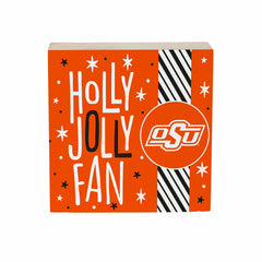 Oklahoma State University Block, Holiday, 6x6 - Collegiate Home