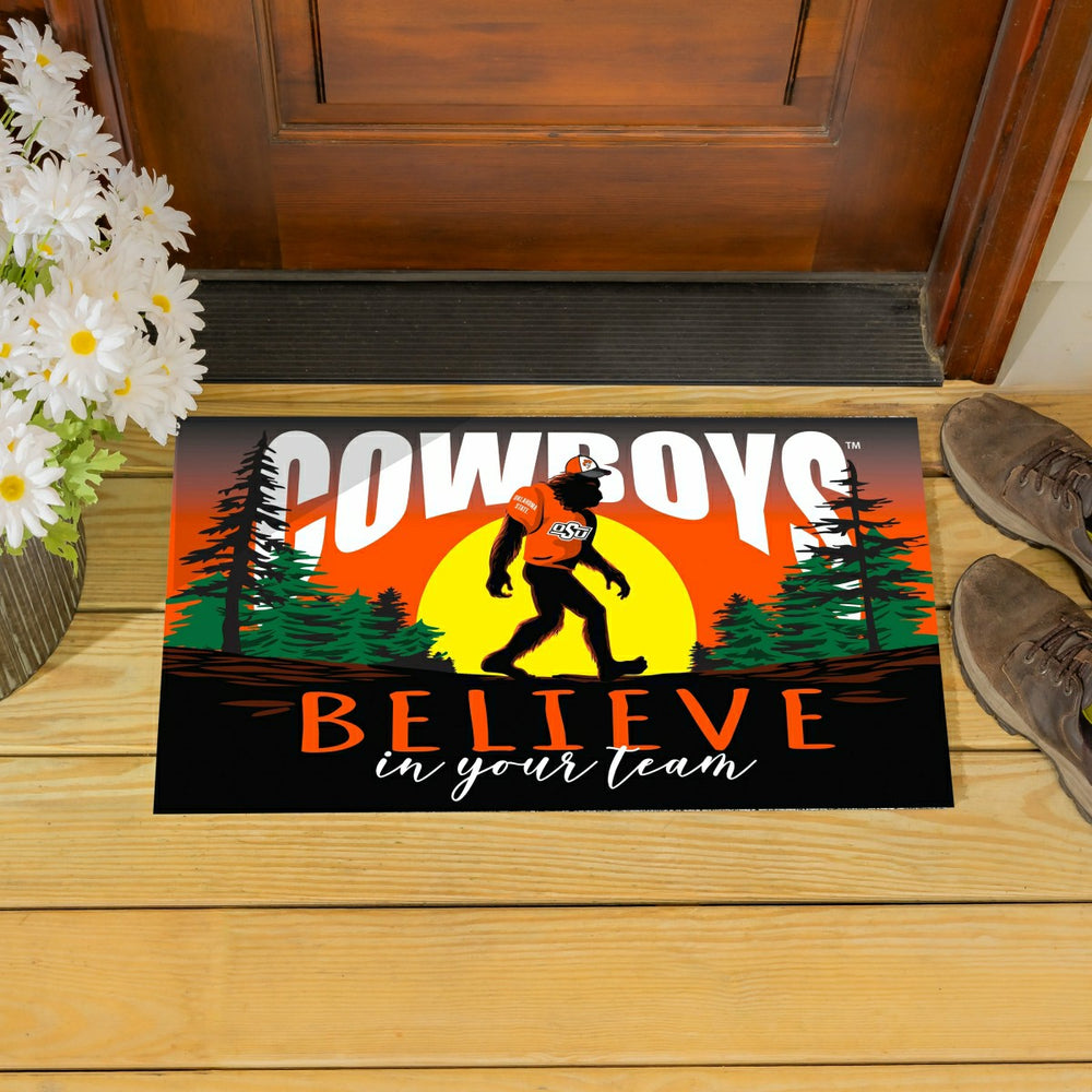 Oklahoma State University Bigfoot PVC Mat, 28"x16" - Collegiate