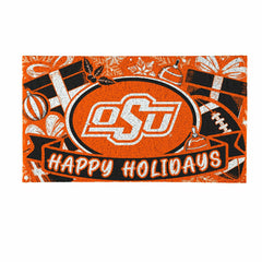 Oklahoma State University Holiday PVC Mat, 28"x16" - Collegiate