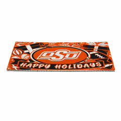 Oklahoma State University Holiday PVC Mat, 28"x16" - Collegiate