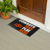 Oklahoma State University Fan Mat, 28"x16" - Collegiate