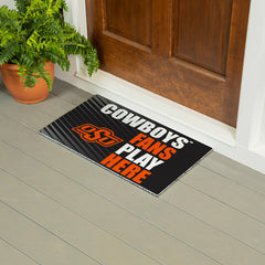 Oklahoma State University Fan Mat, 28"x16" - Collegiate