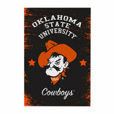 Oklahoma State University Wood Wall Sign, 16x24 - Collegiate Home