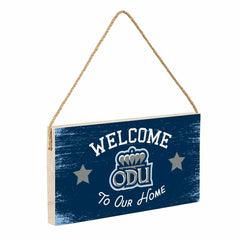 Old Dominion University Wood Wall Sign, 6x11 - Collegiate Home