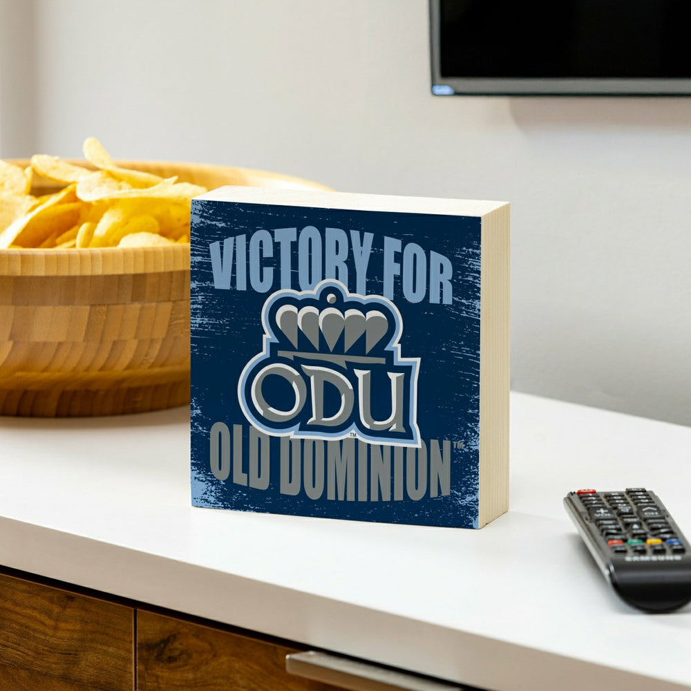 Old Dominion University Plock, Down Home Fans, 6x6 - Collegiate Home