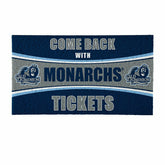28" x 16" PVC Trapper Mat, Come Back with Tickets, Old Dominion Univer - Collegiate