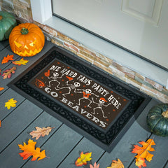 Oregon State University Flocked Coir Halloween Sassafras Switch Mat, 2 - Collegiate