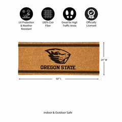 Oregon State University Extra Large One Color Coir Mat, 60"x24" - Collegiate