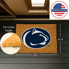 Coir Mat, 16"x28", Penn State - Collegiate