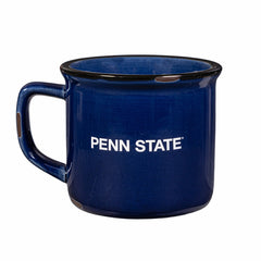 Penn State Ceramic Camp Cup with Enamel Finish, 14oz - Collegiate Home