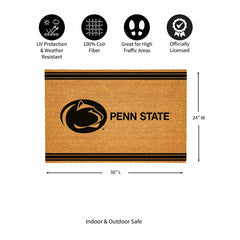 Penn State Large One Color Coir Mat, 36"x24" - Collegiate