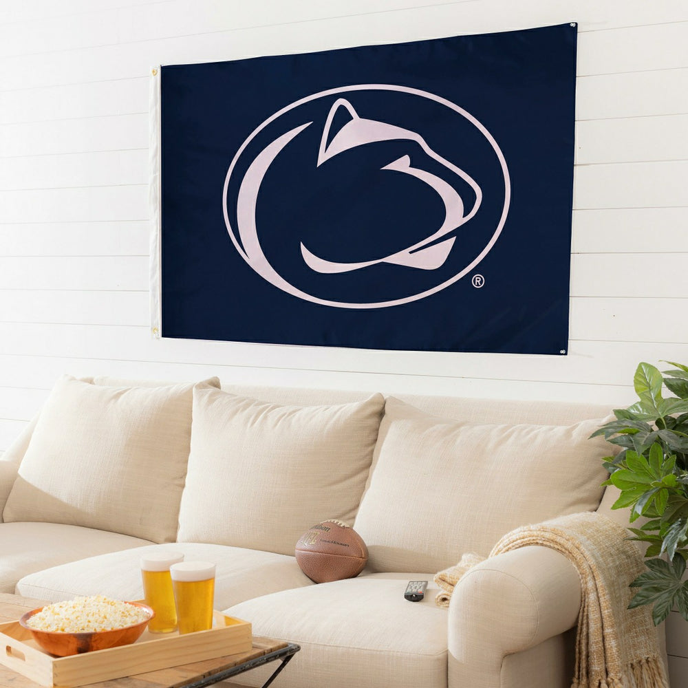 Penn State Single Sided Flag w/ 2 Grommets, 3'x5' - Collegiate Home