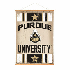 Purdue University, Canvas Wall Tapestry, Large, 54x36 - Collegiate Home