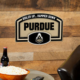 Purdue University USA Embossed Steel Wall Sign, 11" x 17" - Collegiate Home
