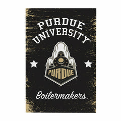 Purdue University Wood Wall Sign, 16x24 - Collegiate Home
