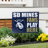 South Dakota School of Mines & Technology Coroplast Yard Sign "Fans Pl - Collegiate Home