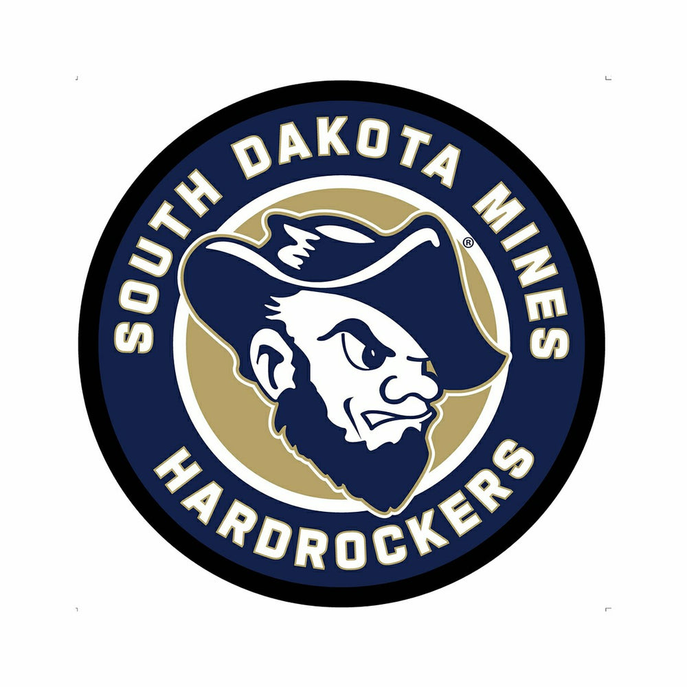 South Dakota School of Mining and Technology College Large Round Edgel - Collegiate Home