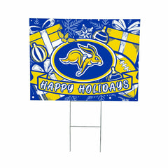 South Dakota State University Coroplast Yard Sign, Holiday - Collegiate Home