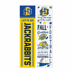 46" Double Sided Leaner, South Dakota State University, Fall Seasonal - Collegiate Home