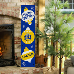 47" Double Sided Leaner, South Dakota State University, Christmas - Collegiate Home