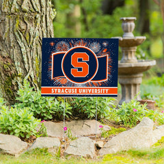 Syracuse University Yard Sign, Patriotic - Collegiate Home