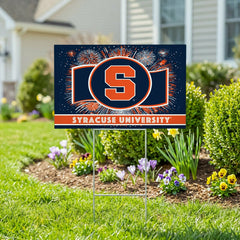Syracuse University Yard Sign, Patriotic - Collegiate Home