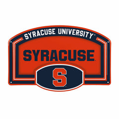 Syracuse University USA Embossed Steel Wall Sign, 11" x 17" - Collegiate Home