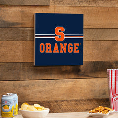 Syracuse University Wood Wall Sign, 12x12 - Collegiate Home