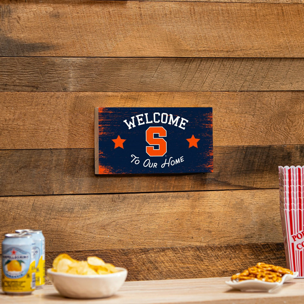 Syracuse University Wood Wall Sign, 6x11 - Collegiate Home