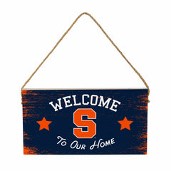 Syracuse University Wood Wall Sign, 6x11 - Collegiate Home