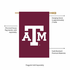 Applique Flag, Reg, Texas A&M - Collegiate Home