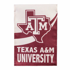 Texas A&M Burlap Flag GDN Size - Collegiate Home