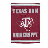 Embossed Suede Flag, House Size, Texas A&M - Collegiate Home