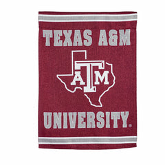 Embossed Suede Flag, House Size, Texas A&M - Collegiate Home