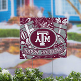 Texas A&M Yard Sign, Holiday - Collegiate Home