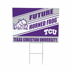 Texas Christian University Coroplast Yard Sign, Future Student - Collegiate Home