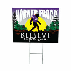 Texas Christian University Yard Sign, Bigfoot - Collegiate Home