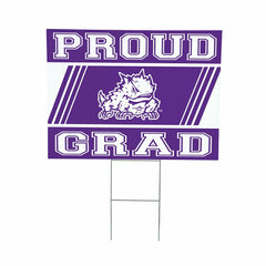 Texas Christian University Coroplast Yard Sign Graduate - Collegiate Home