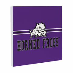 Texas Christian University Wood Wall Sign, 12x12 - Collegiate Home