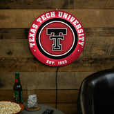 Texas Tech University, Metal Lite, Round - Collegiate