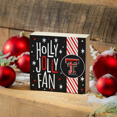 Texas Tech University Block, Holiday, 6x6 - Collegiate Home